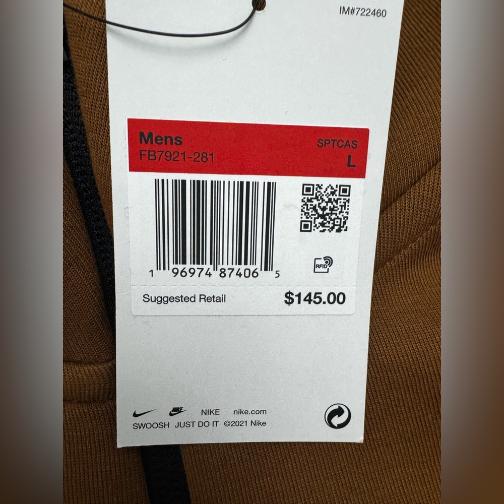 NWT Nike Sportswear Tech Fleece Windrunner Men's Full-zip Hoodie Large $145 - Picture 10 of 11